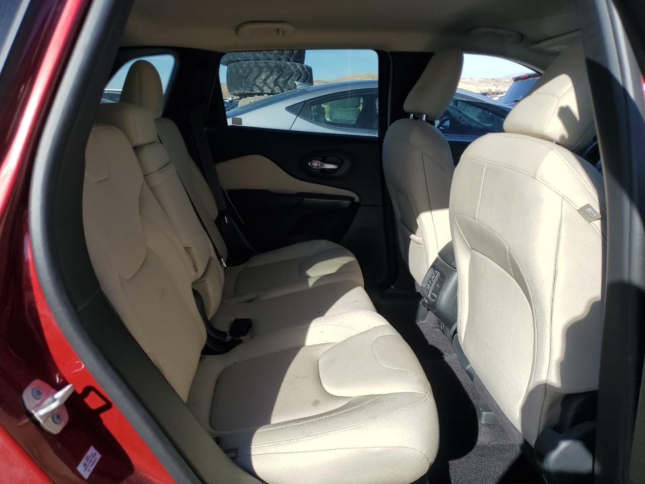 2017 Jeep Grand Cherokee VIN 1C4PJMCS1HW523973 Copart auction photo, front end / side damage thumbnail 10