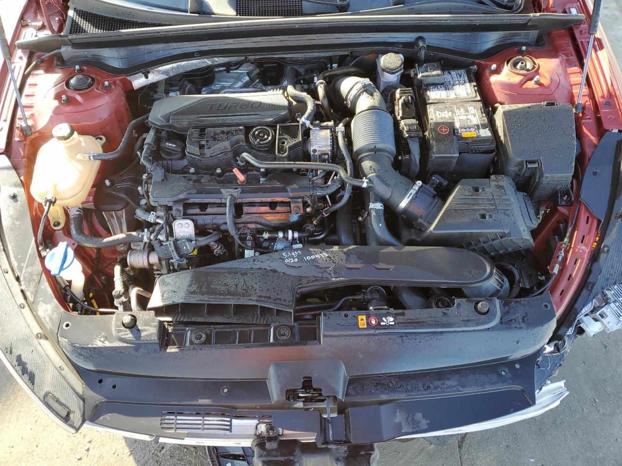 2022 KIA K5 VIN 5XXG14J27NG139339 Copart auction photo, all over damage thumbnail 11