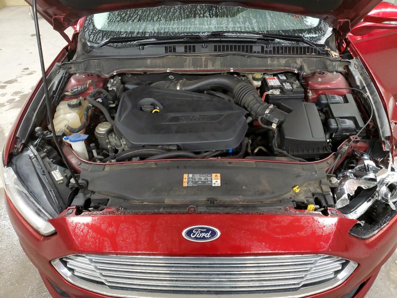 2013 Ford Fusion VIN 3FA6P0HR6DR267390 Copart auction photo, front end damage thumbnail 11