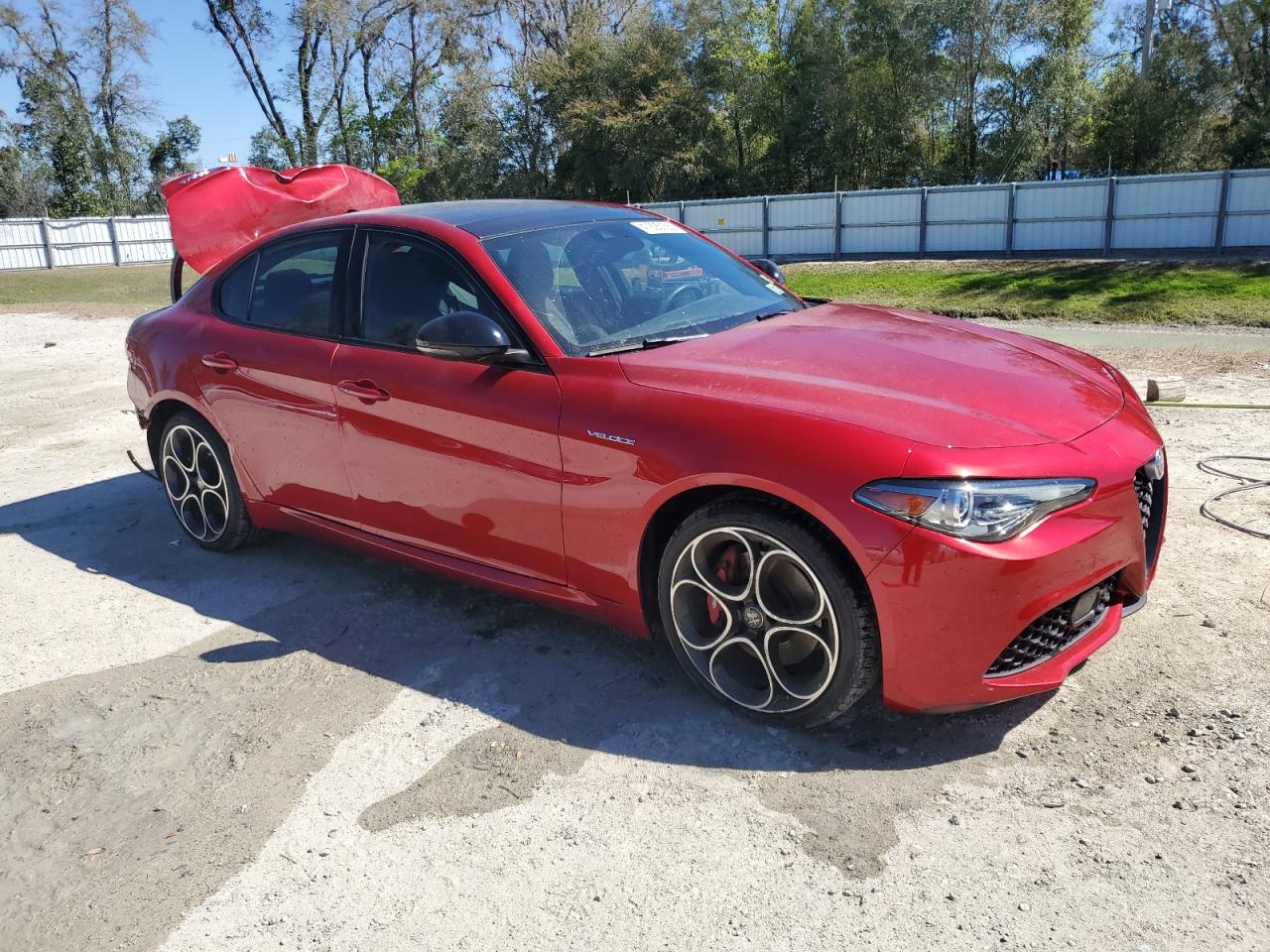 2022 Alfa Romeo Giulia VIN ZARFANBN0N7660752 Copart auction photo, rear end damage thumbnail 4