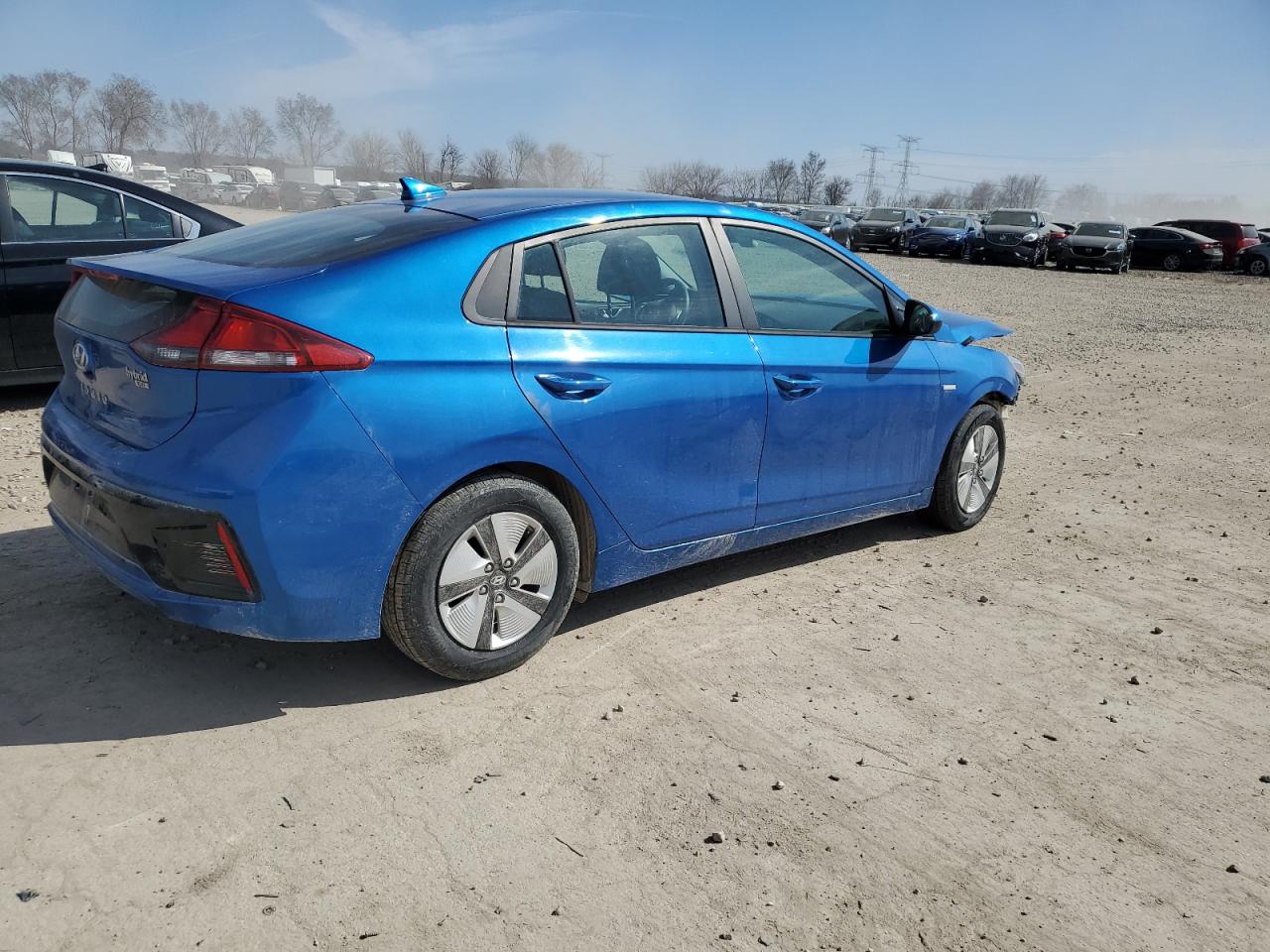 2018 Hyundai IONIQ VIN KMHC65LC0JU064852 Copart auction photo, front end damage thumbnail 3