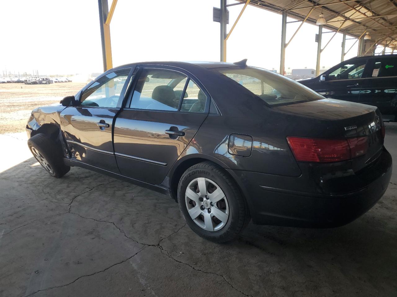 2009 Hyundai Sonata VIN 5NPET46C89H451618 Copart auction photo, front end / side damage thumbnail 2