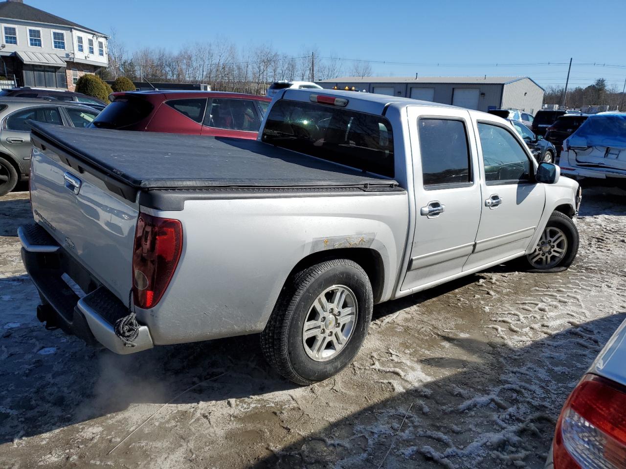 2012 Chevrolet Colorado VIN 1GCHTCFE3C8163567 Copart auction photo, front end / undercarriage damage thumbnail 3