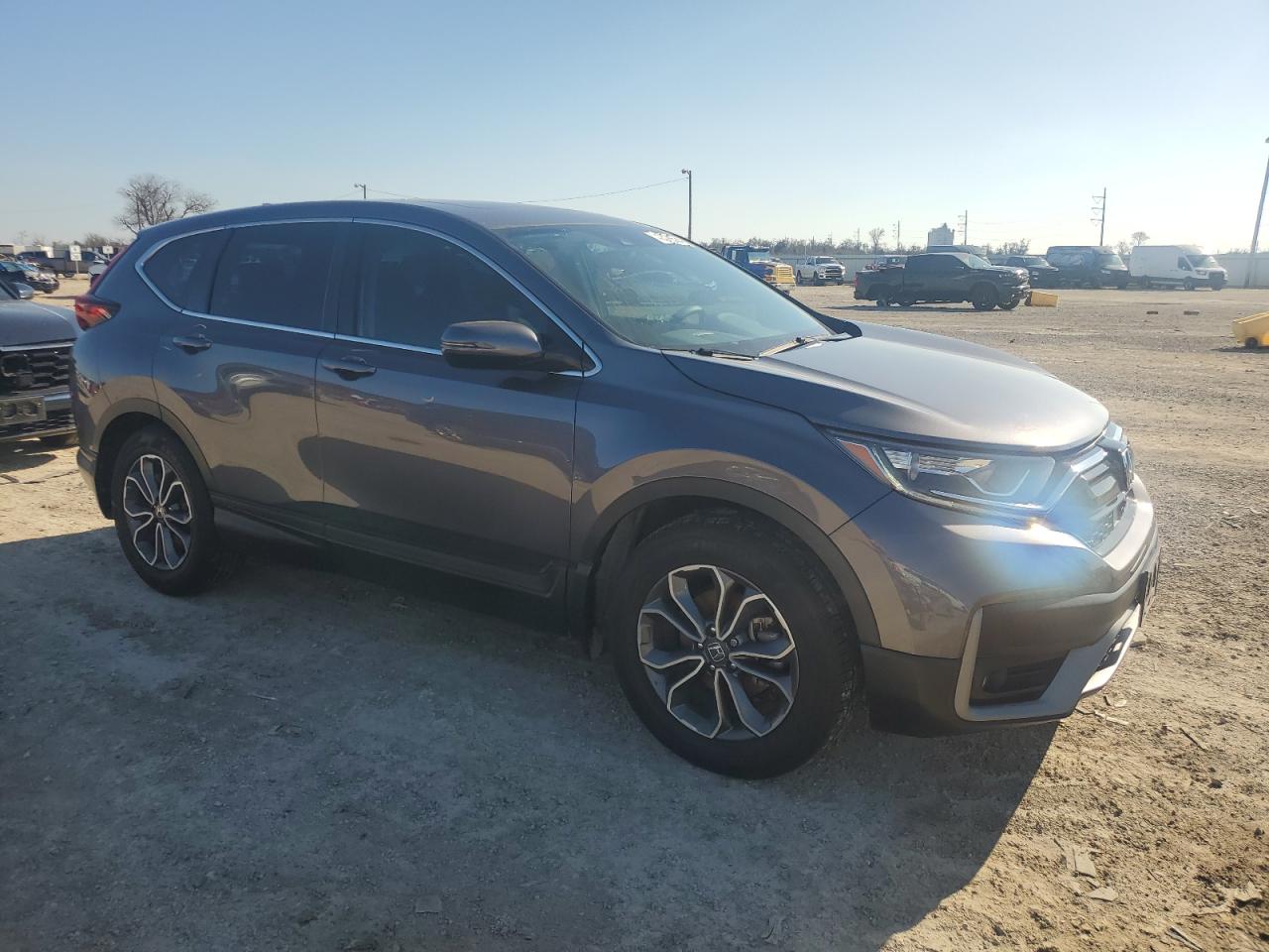 2021 Honda CR-V VIN 5J6RW1H59ML010083 Copart auction photo, side damage thumbnail 4