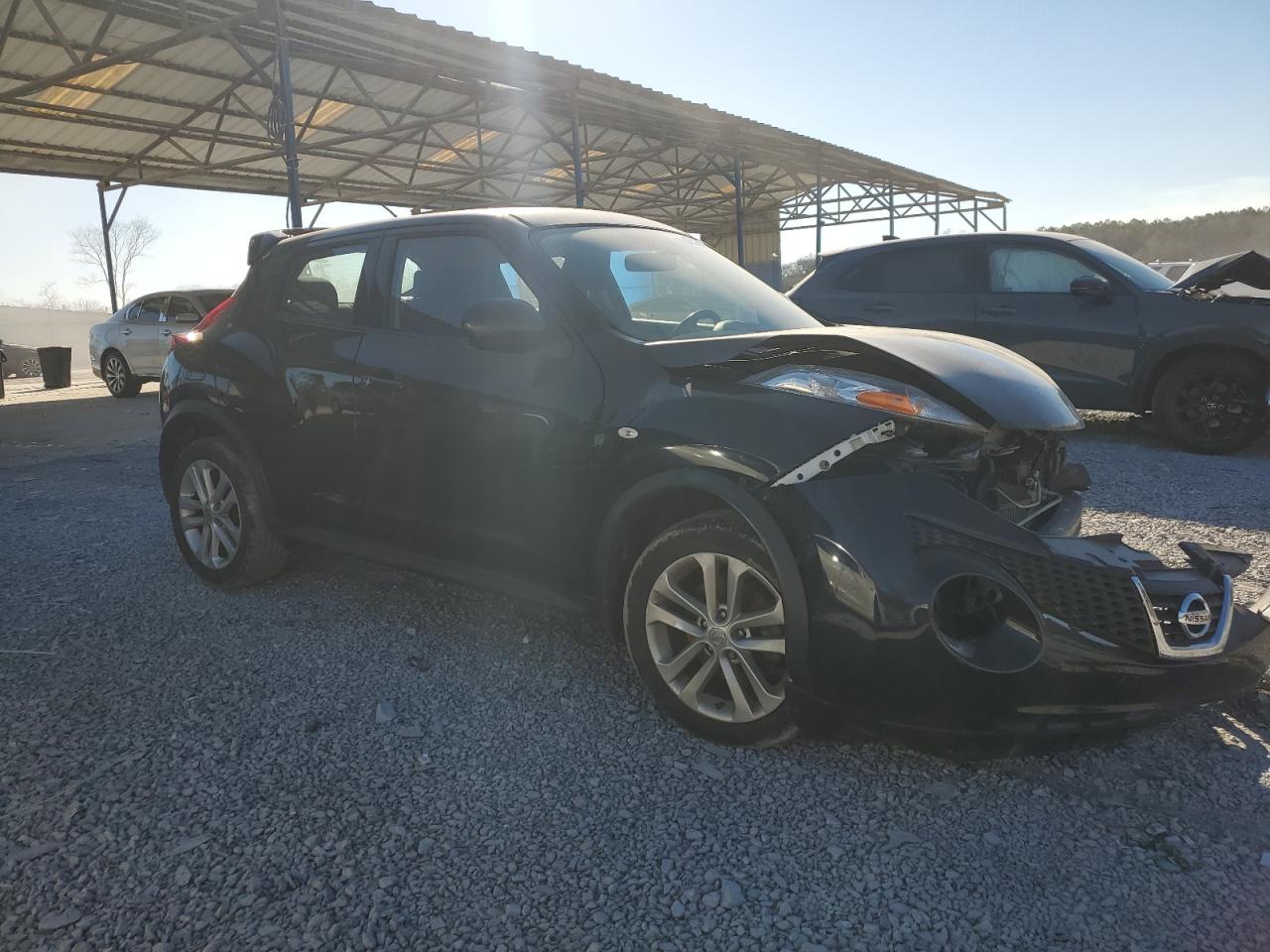 2014 Nissan Juke VIN JN8AF5MR4ET360262 Copart auction photo, front end damage thumbnail 4