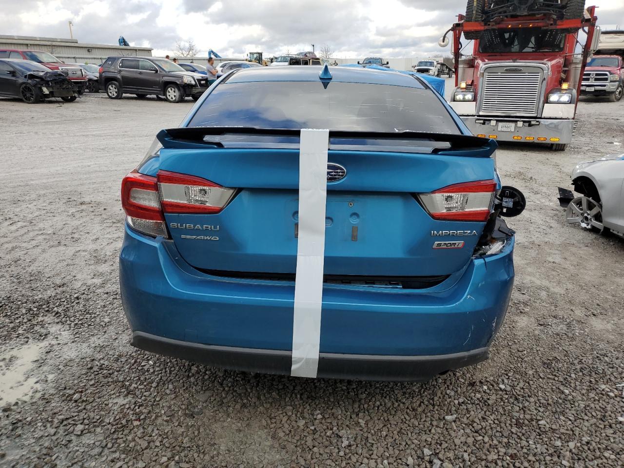 2018 Subaru Impreza VIN 4S3GKAK69J3602508 Copart auction photo, all over damage thumbnail 6