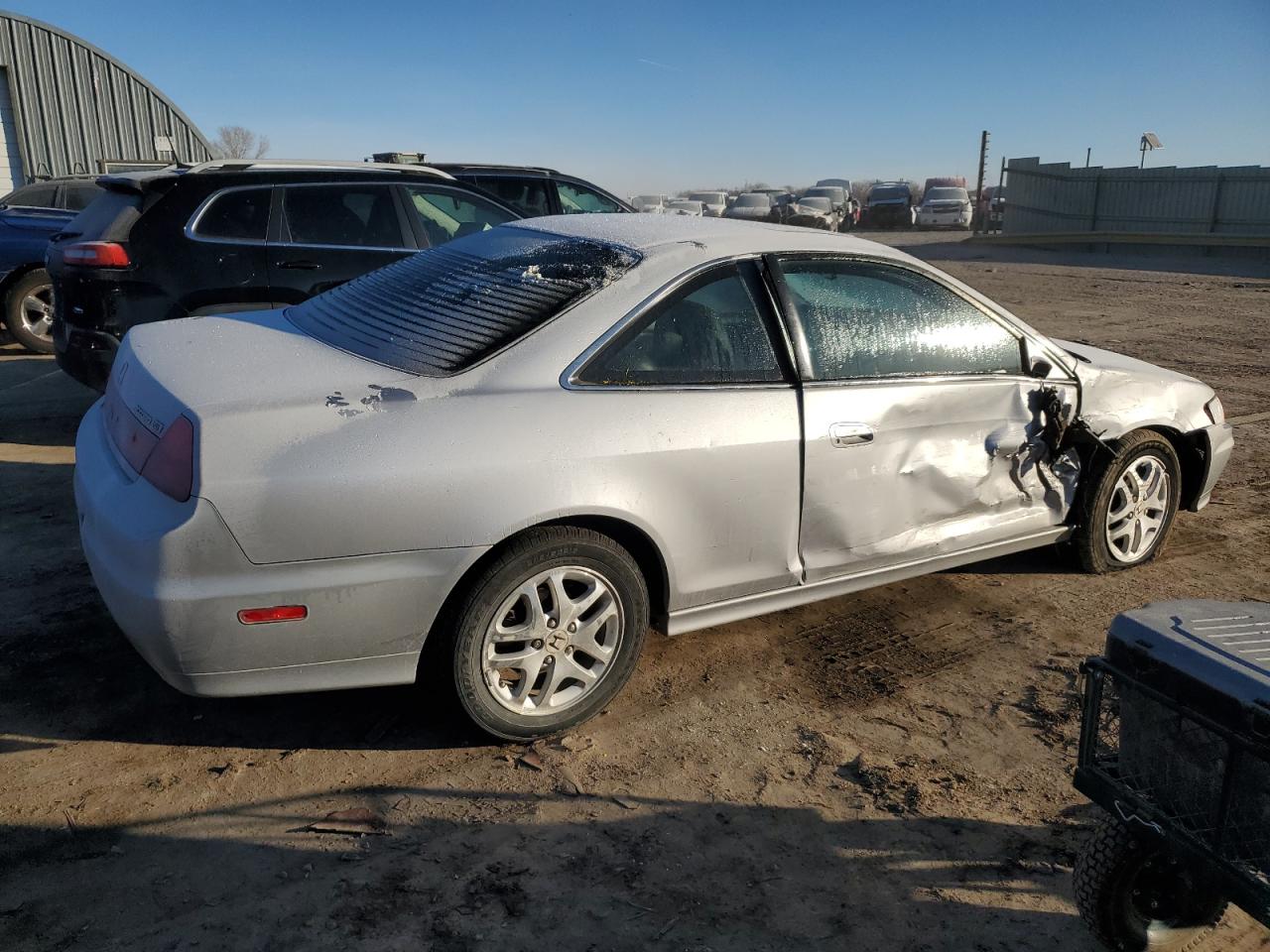 2001 Honda Accord VIN 1HGCG22551A033490 Copart auction photo, side damage thumbnail 3