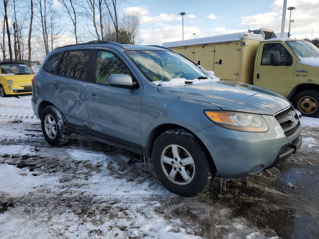 2007 Hyundai Santa Fe VIN 5NMSG13D47H095827 Copart auction photo, side / minor dent/scratches damage thumbnail 4