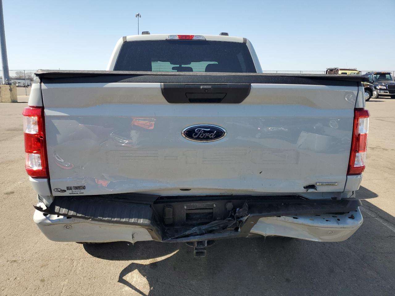 2023 Ford F-150 VIN 1FTEW1EP7PFB08137 Copart auction photo, front end / rear end damage thumbnail 6