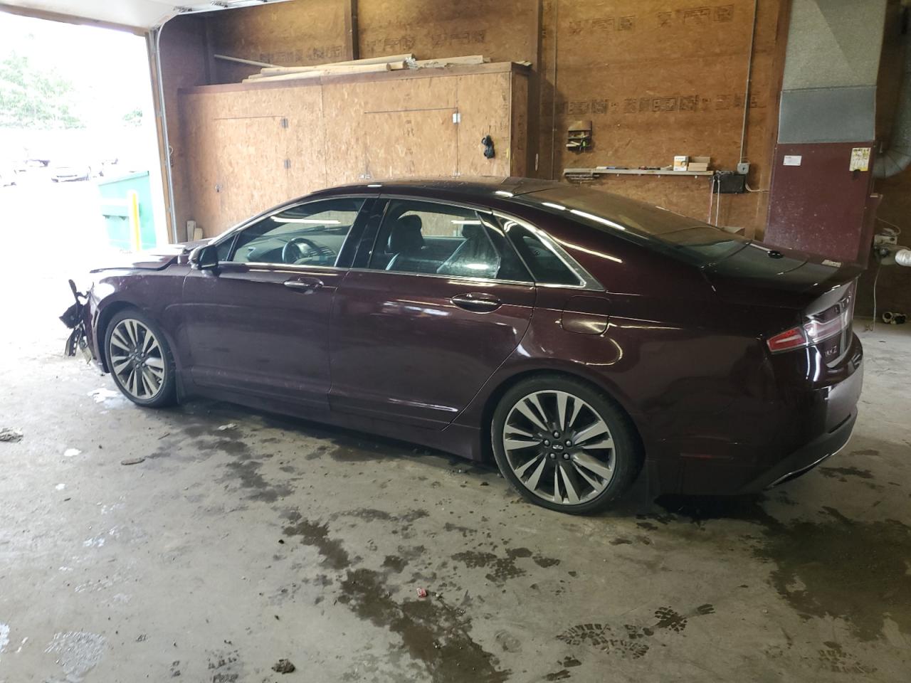 2017 Lincoln MKZ VIN 3LN6L5DC9HR612126 Copart auction photo, front end / side damage thumbnail 2