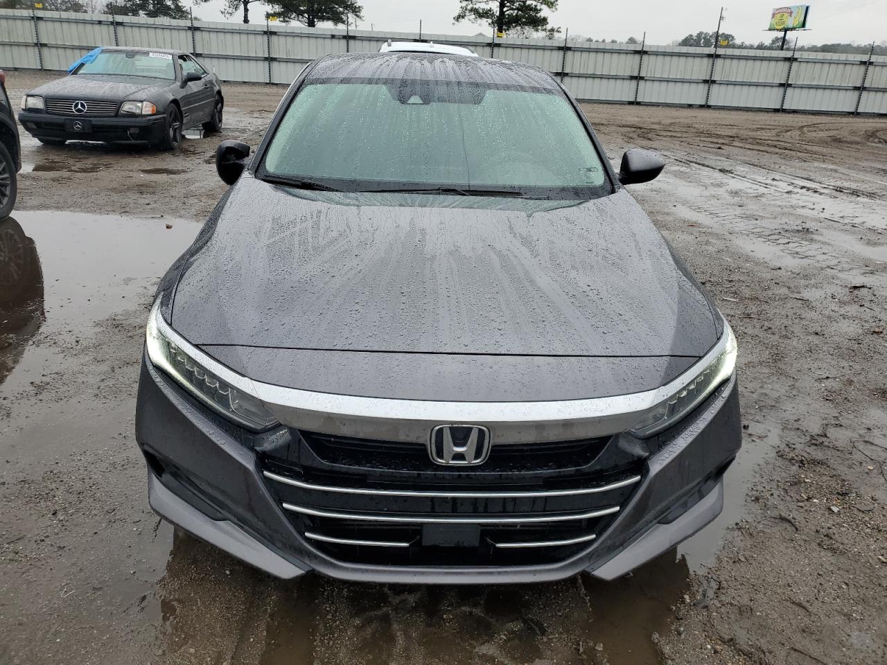 2021 Honda Accord VIN 1HGCV1F15MA018435 Copart auction photo, side damage thumbnail 5