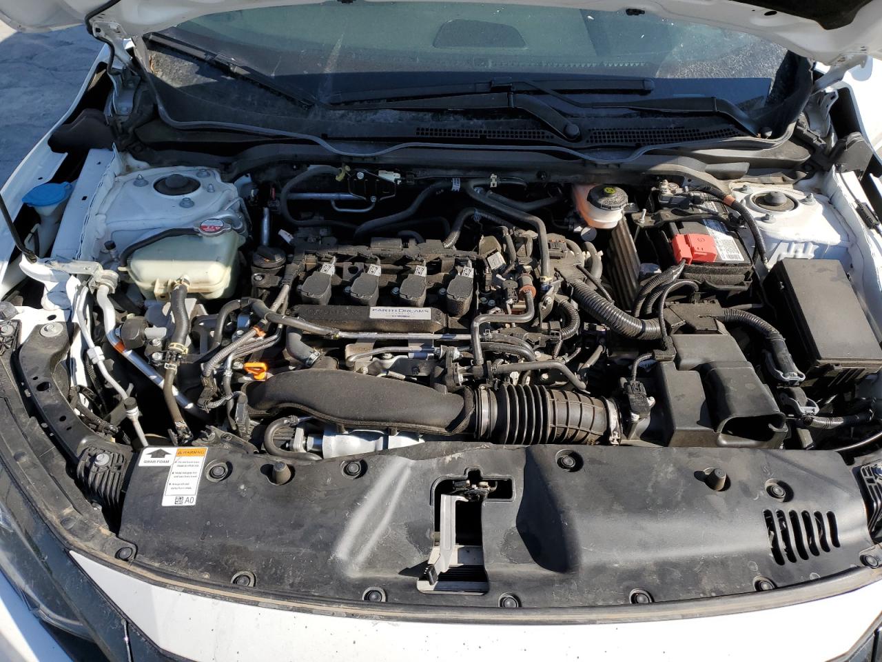 2020 Honda Civic VIN 19XFC1F95LE011214 Copart auction photo, front end / side damage thumbnail 12