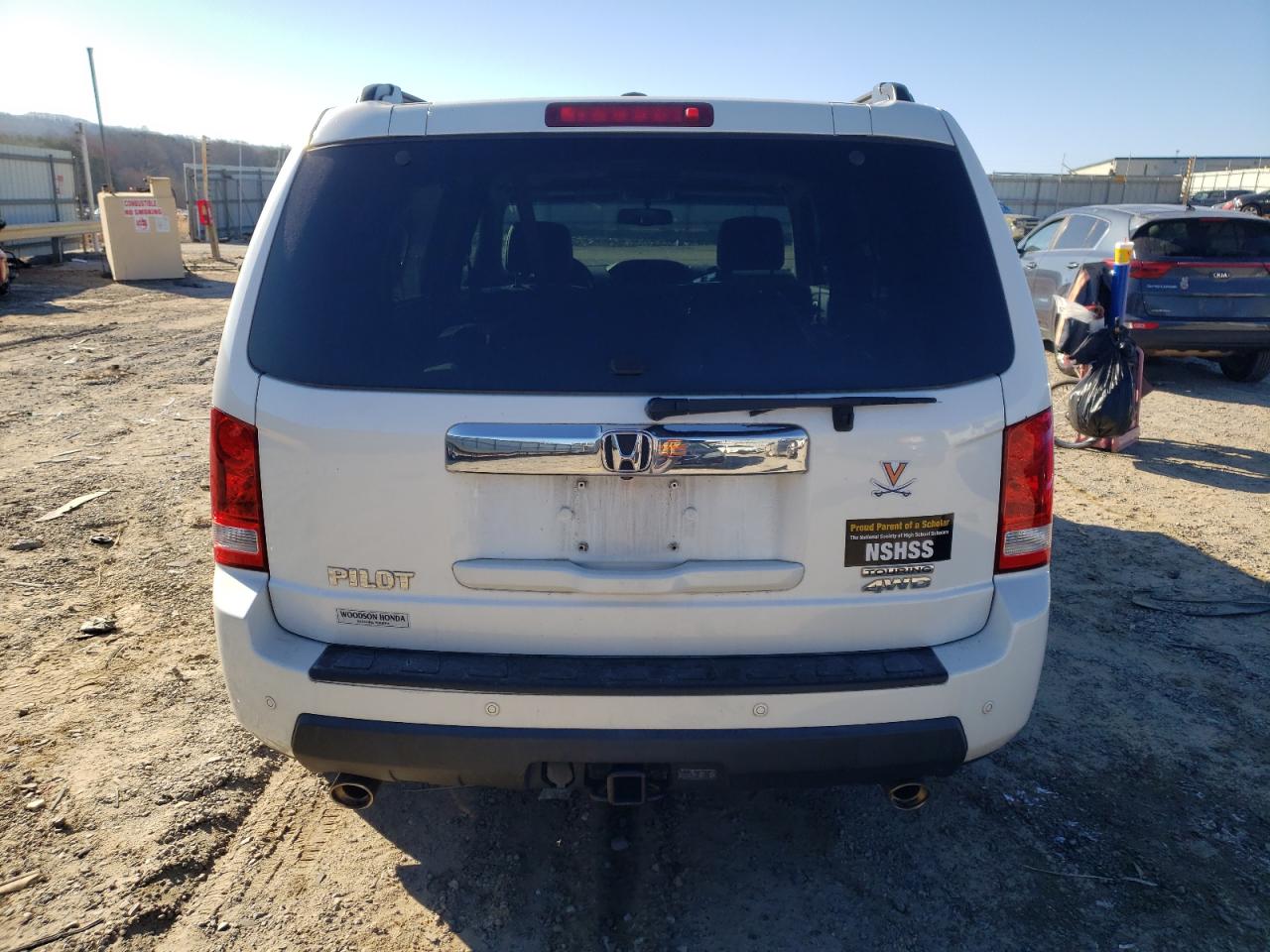 2011 Honda Pilot VIN 5FNYF4H99BB103305 Copart auction photo, front end / side damage thumbnail 6