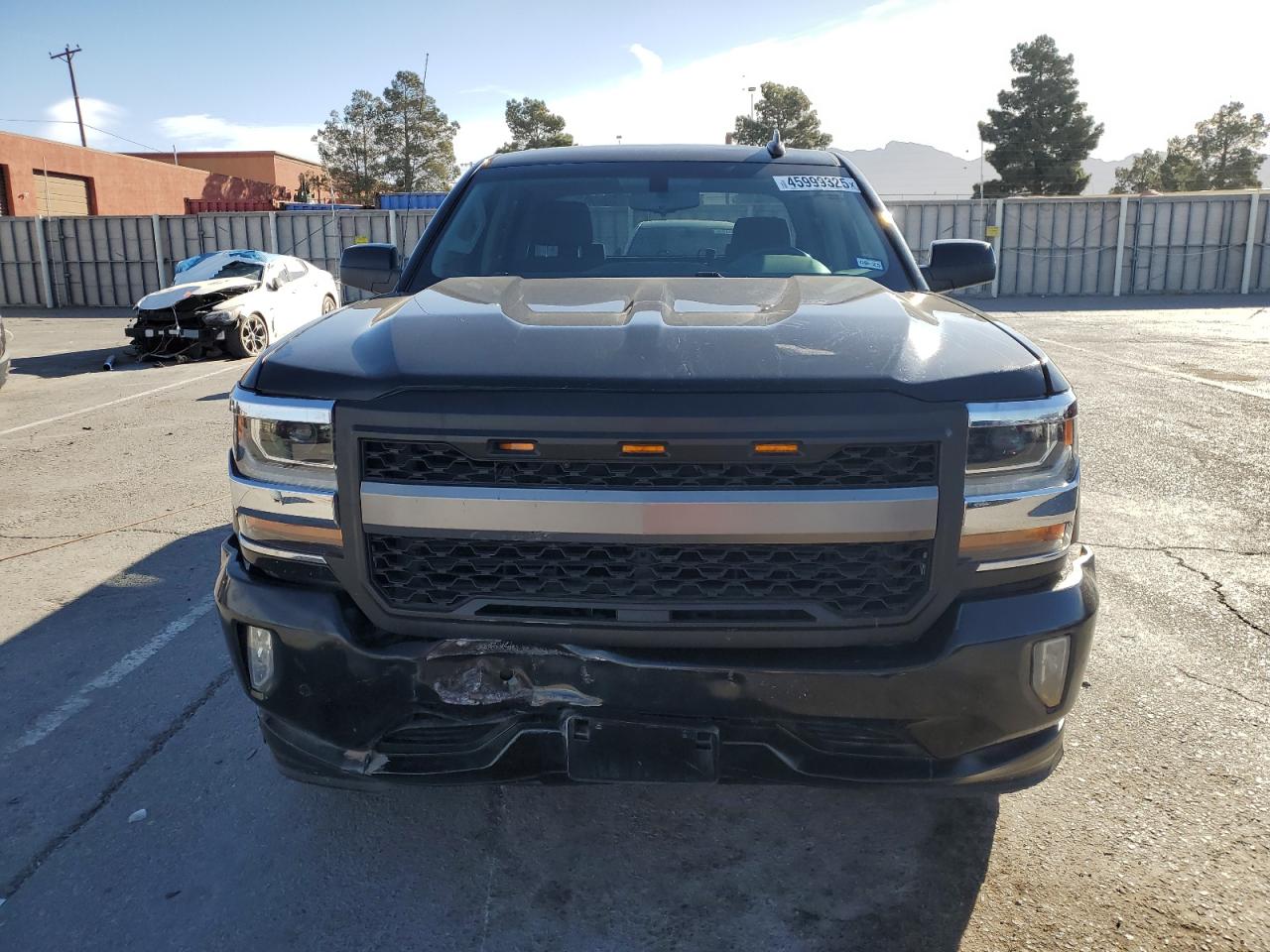 2017 Chevrolet Silverado VIN 3GCPCREC4HG343544 Copart auction photo, front end / top/roof damage thumbnail 5