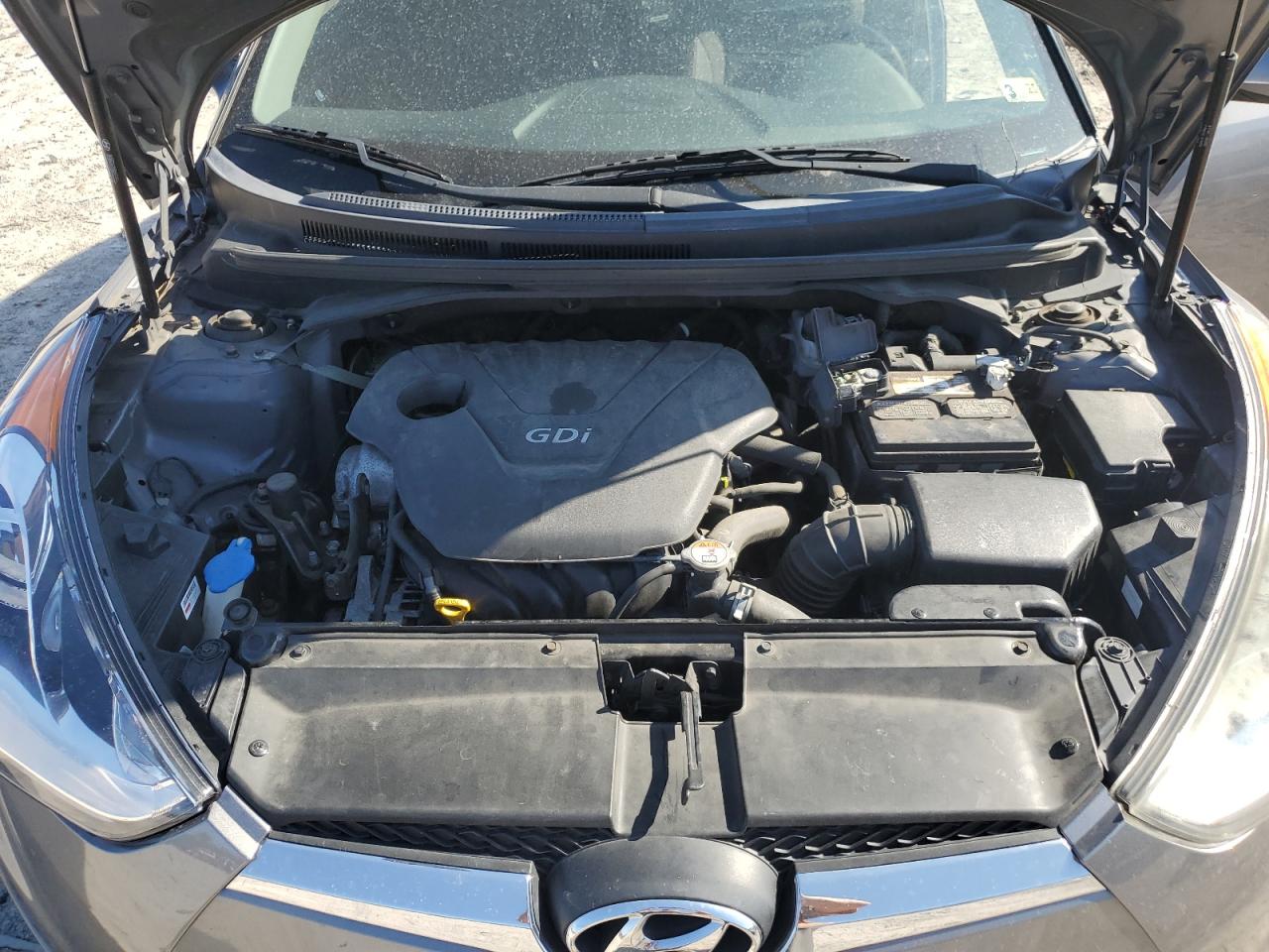2015 Hyundai Veloster VIN KMHTC6AD1FU223850 Copart auction photo, vandalism / rear end damage thumbnail 11