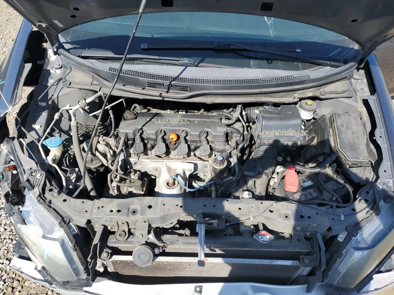 2013 Honda Civic VIN 2HGFB2F65DH547022 Copart auction photo, front end / minor dent/scratches damage thumbnail 11