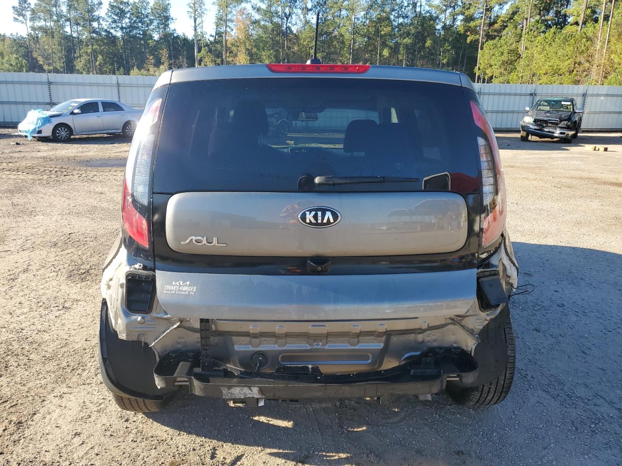 2019 KIA Soul VIN KNDJN2A29K7679228 Copart auction photo, rear end damage thumbnail 6