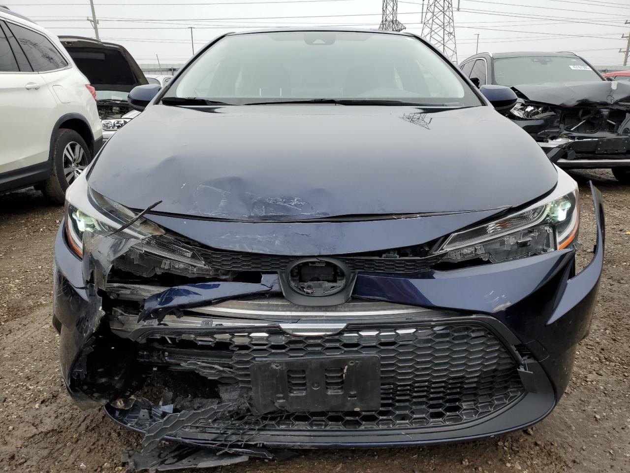 2020 Toyota Corolla VIN JTDEPRAE1LJ098244 Copart auction photo, front end / minor dent/scratches damage thumbnail 5