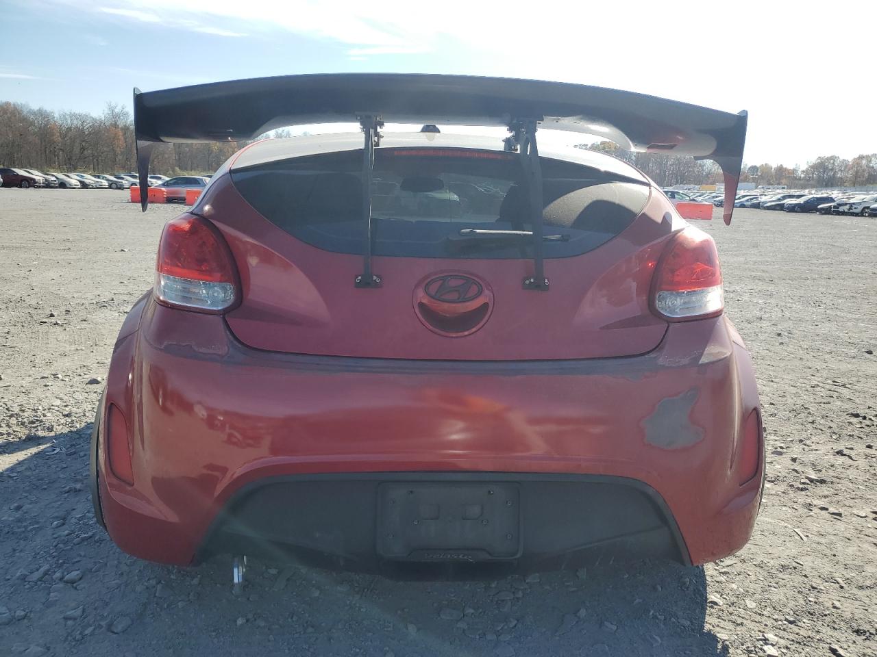 2013 Hyundai Veloster VIN KMHTC6AD3DU114710 Copart auction photo, mechanical damage thumbnail 6