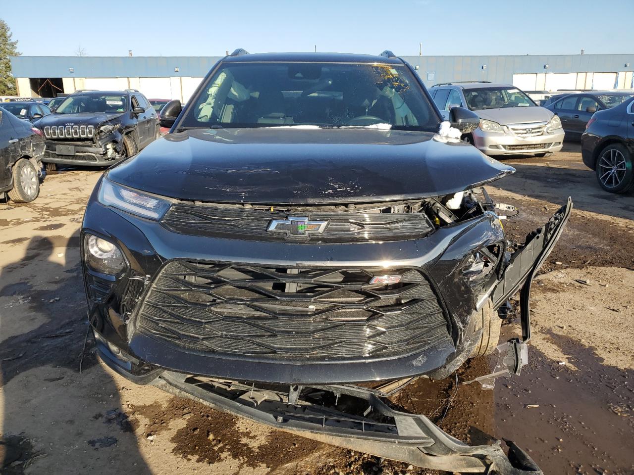 2023 Chevrolet TrailBlazer VIN KL79MUSL5PB190917 Copart auction photo, front end / side damage thumbnail 5