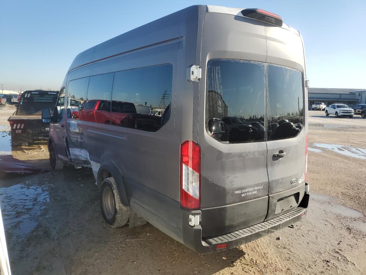 2023 Ford Transit VIN 1FBVU4X84PKB15880 Copart auction photo, side damage thumbnail 2