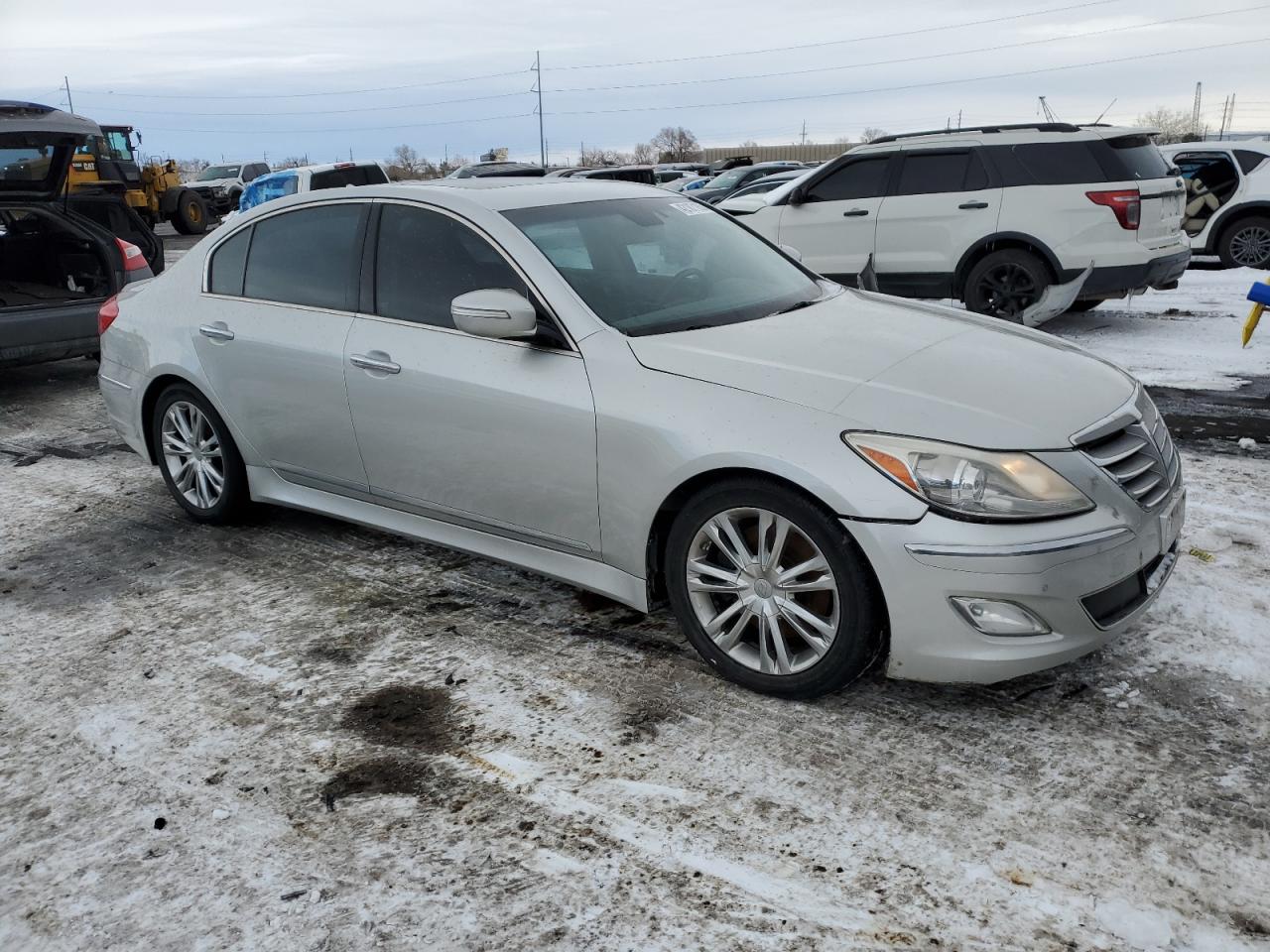 2012 Hyundai Genesis VIN KMHGC4DF2CU171921 Copart auction photo, minor dent/scratches damage thumbnail 4