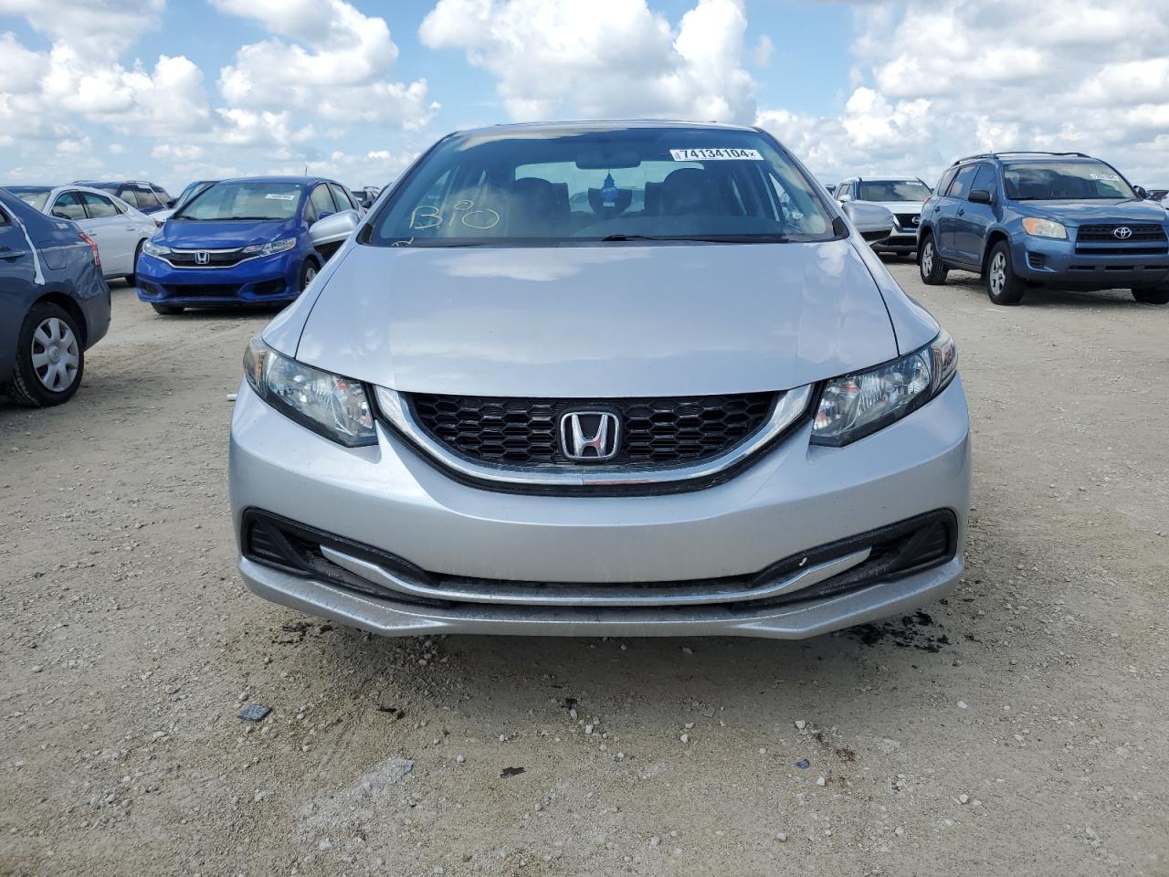 2015 Honda Civic VIN 19XFB2F8XFE070585 Copart auction photo, water/flood damage thumbnail 5
