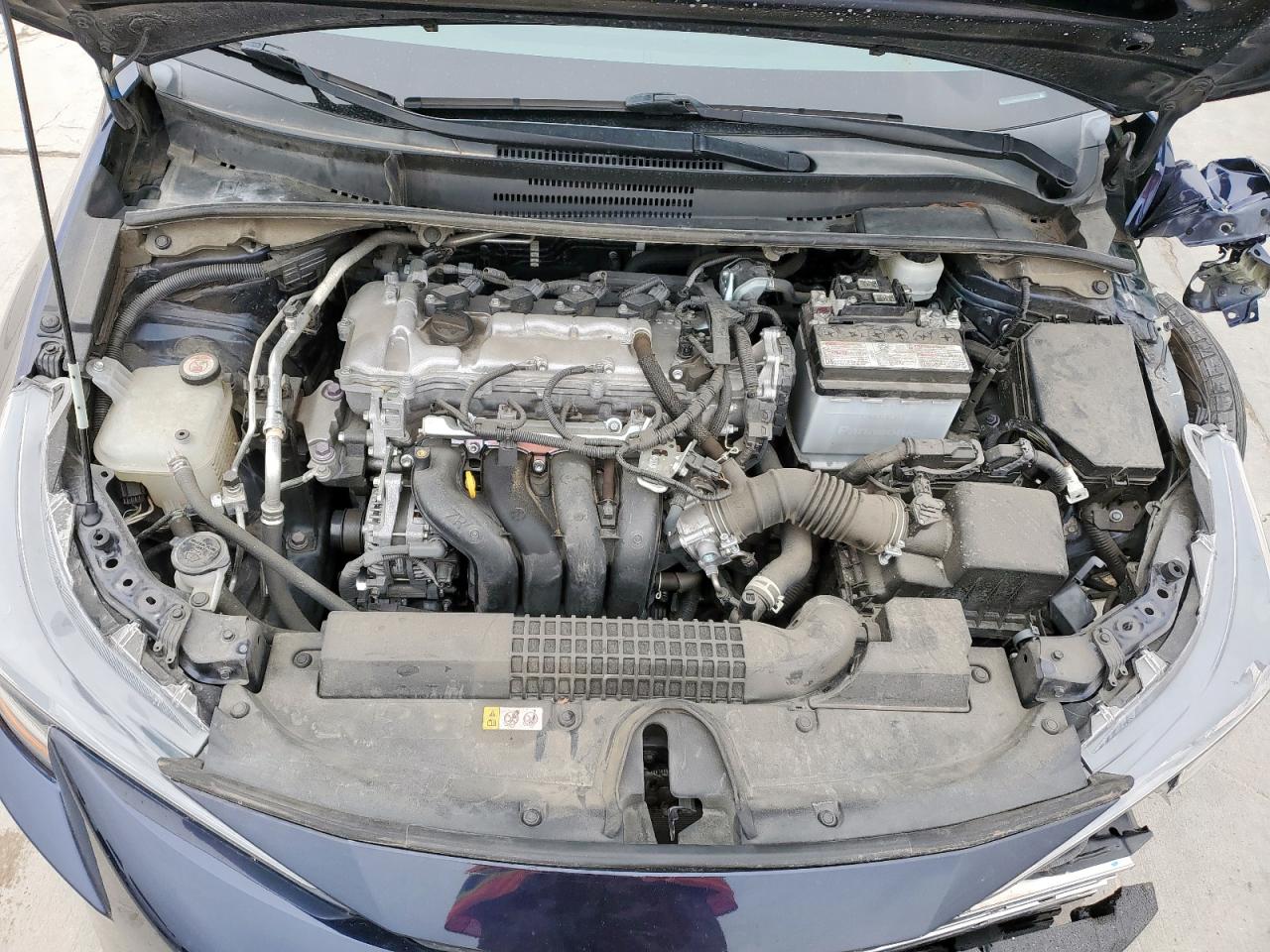 2022 Toyota Corolla VIN 5YFEPMAE5NP321841 Copart auction photo, front end / side damage thumbnail 11