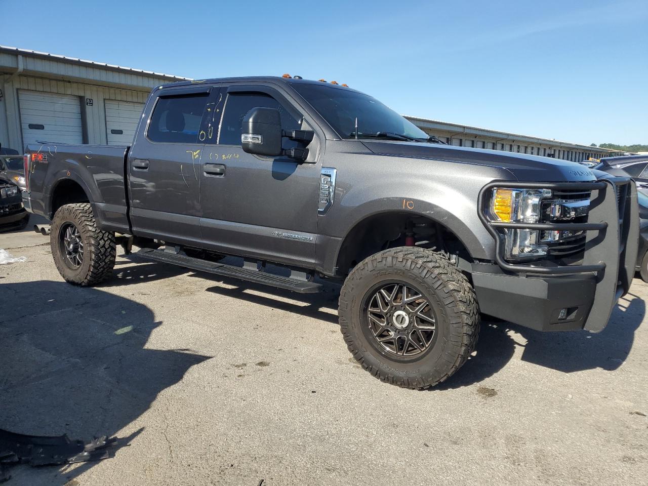 2017 Ford F250 VIN 1FT7W2BT4HEE80462 Copart auction photo, top/roof damage thumbnail 4