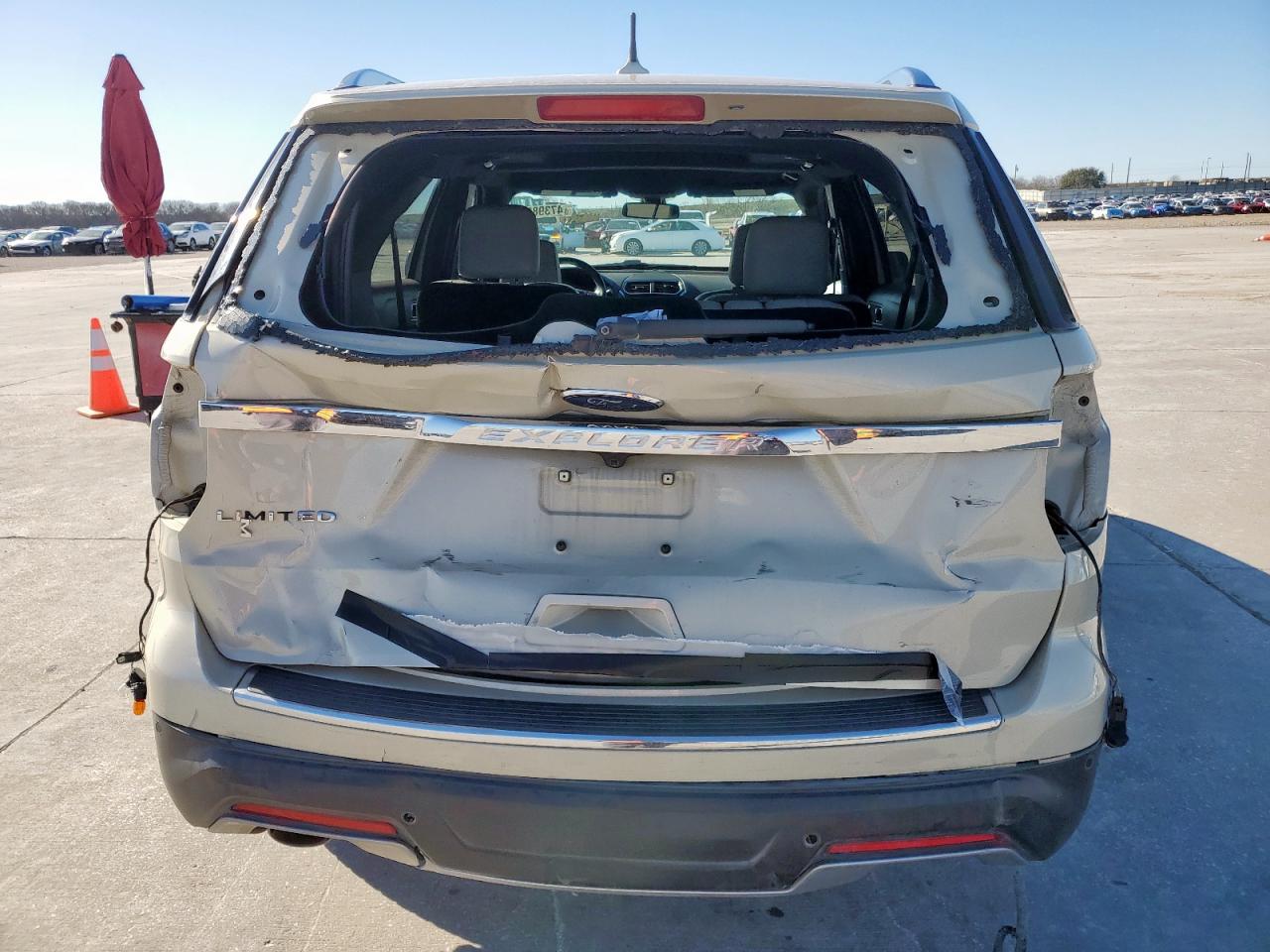 2018 Ford Explorer VIN 1FM5K7F85JGC68956 Copart auction photo, rear end / side damage thumbnail 6