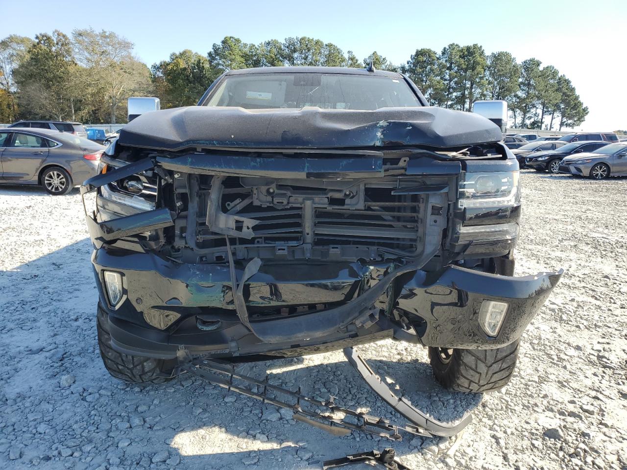 2017 Chevrolet Silverado VIN 3GCUKSEJ3HG443257 Copart auction photo, front end damage thumbnail 5