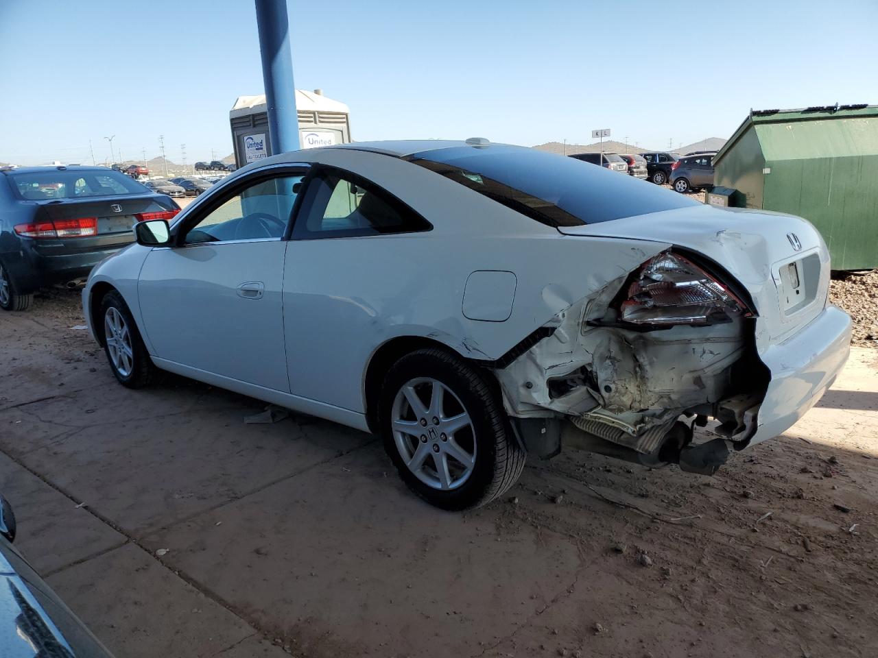 2004 Honda Accord VIN 1HGCM82644A023784 Copart auction photo, rear end damage thumbnail 2