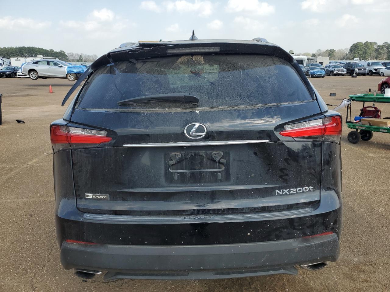 2017 Lexus NX VIN JTJYARBZ6H2066520 Copart auction photo, front end / side damage thumbnail 6