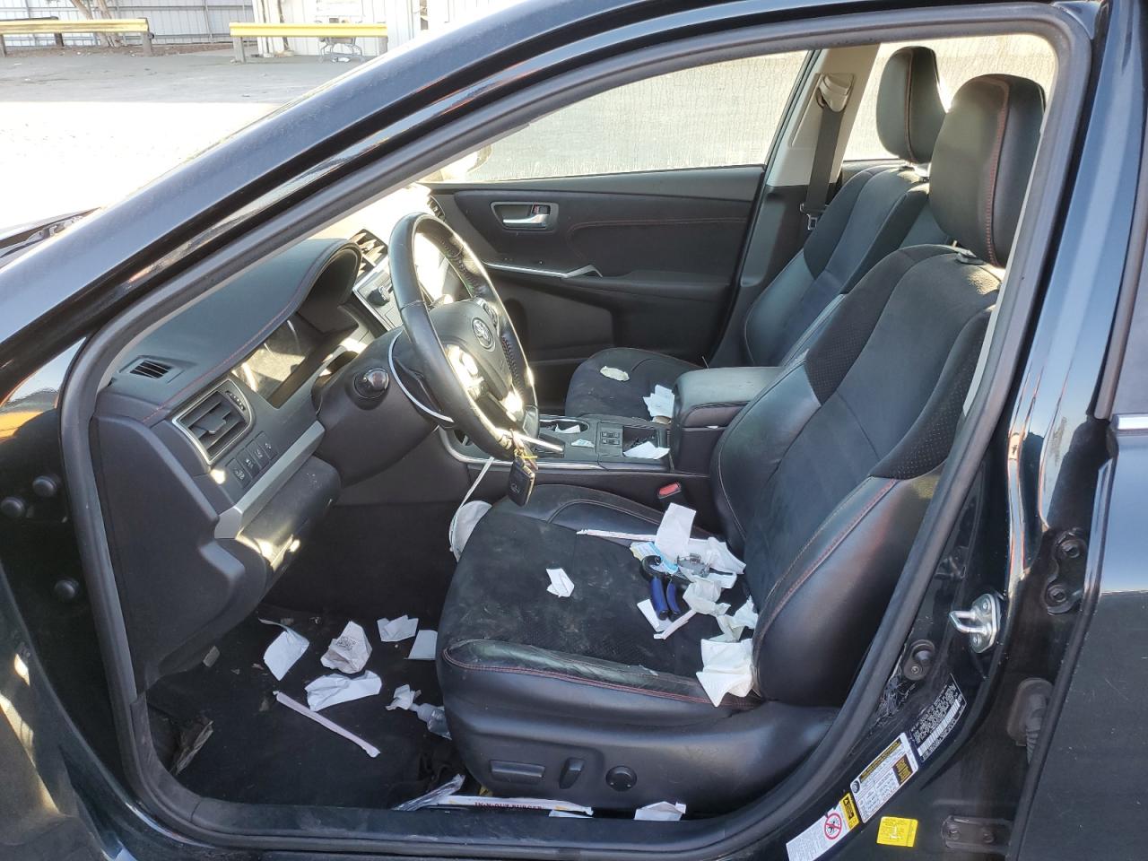 2015 Toyota Camry VIN 4T1BK1FK7FU555817 Copart auction photo, rear end damage thumbnail 7