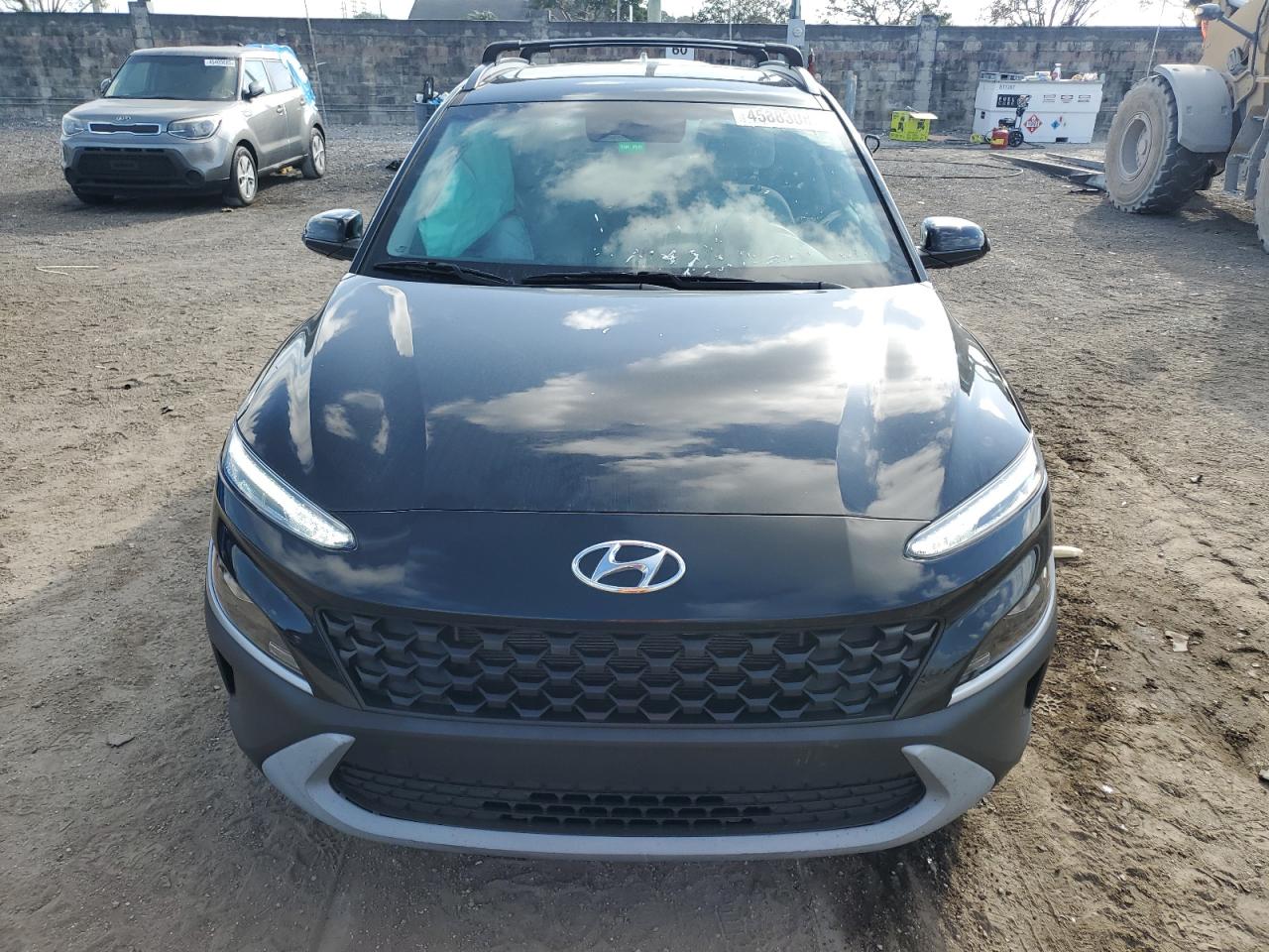 2023 Hyundai Kona VIN KM8K3CAB4PU958610 Copart auction photo, side damage thumbnail 5