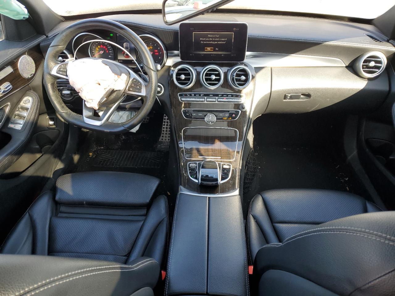 2018 Mercedes-Benz C-klasse VIN WDDWF4KB4JR422290 Copart auction photo, front end damage thumbnail 8