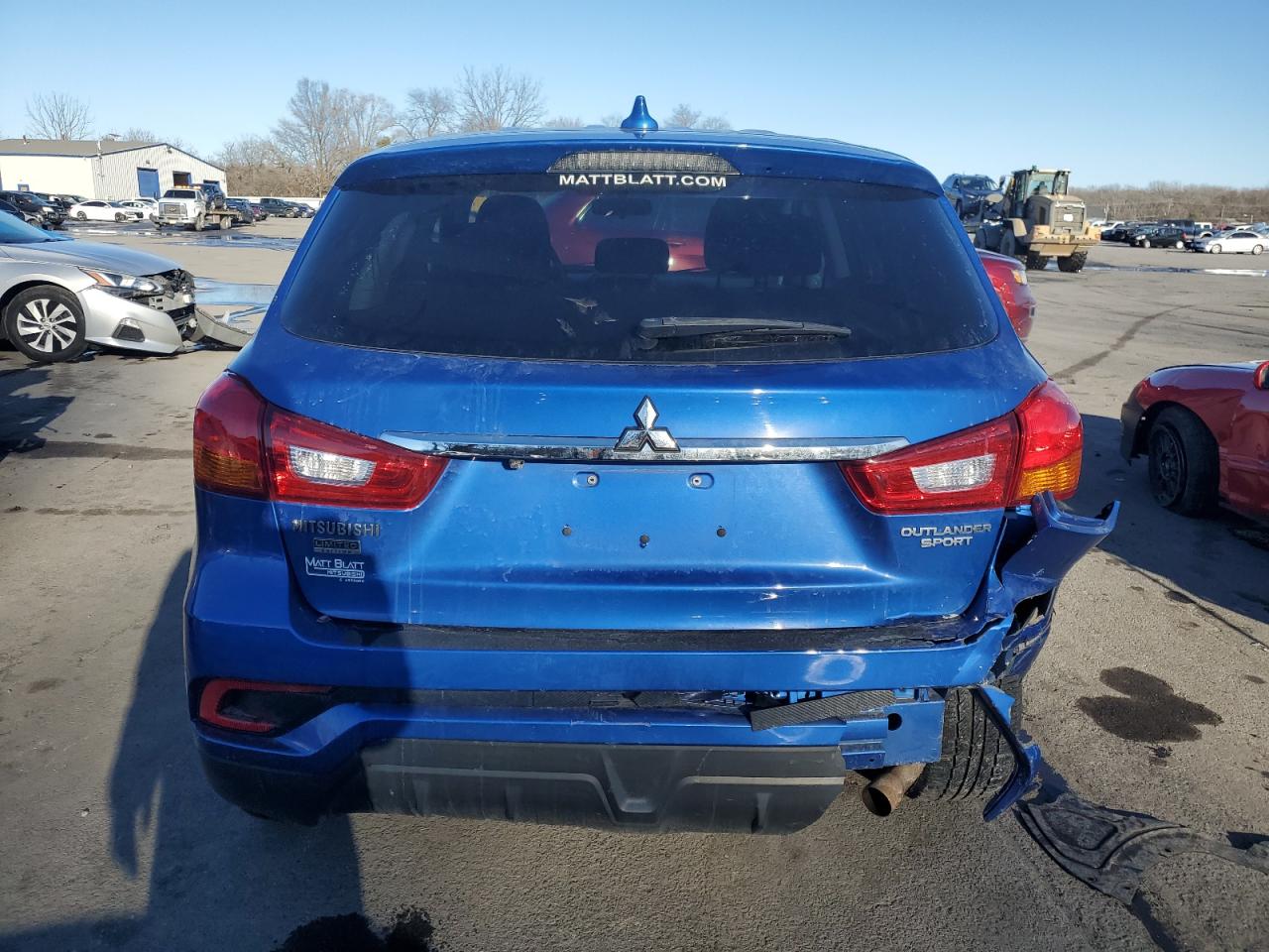 2018 Mitsubishi Outlander VIN JA4AP3AU2JU006650 Copart auction photo, rear end damage thumbnail 6