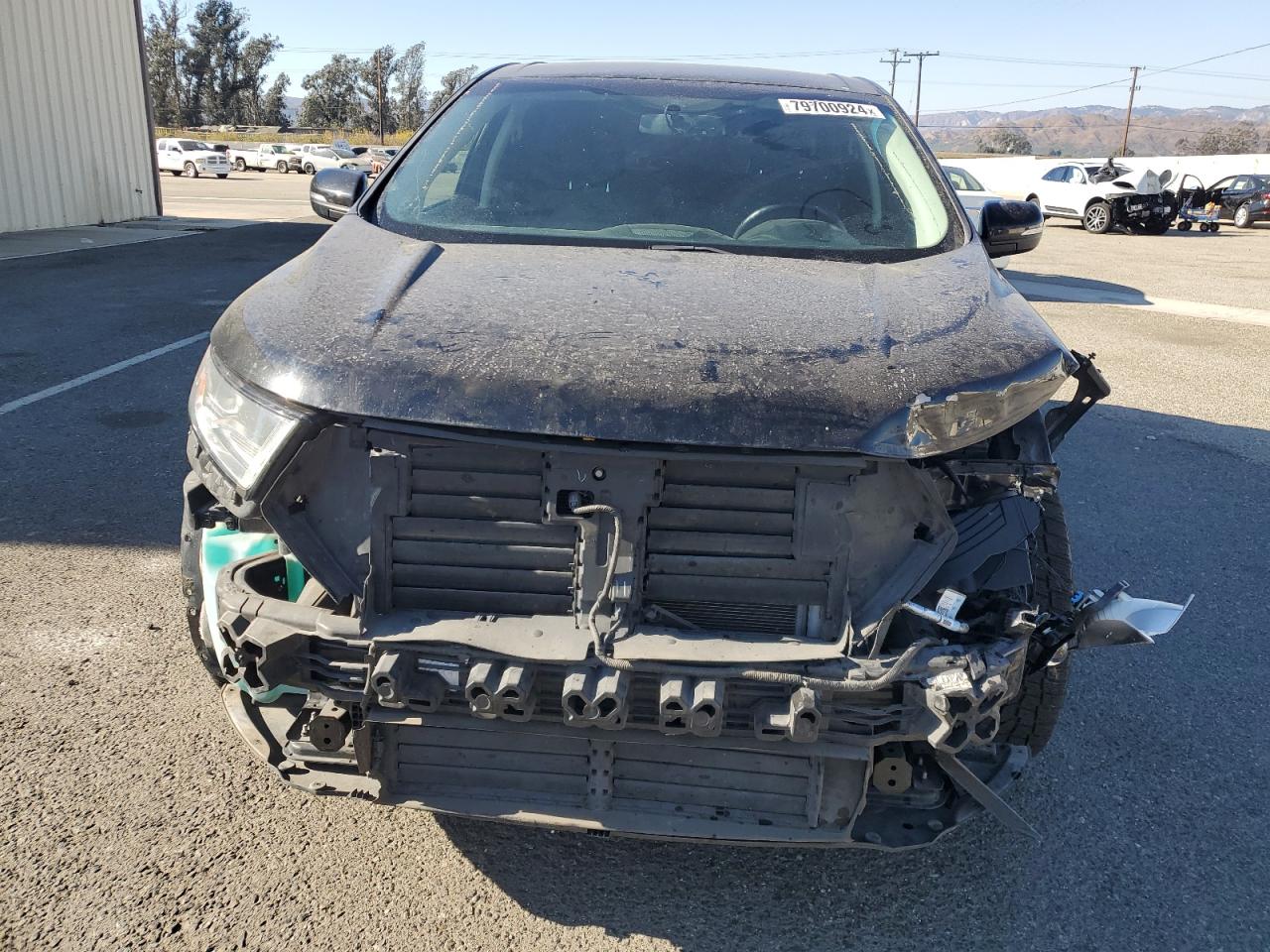2018 Ford Edge VIN 2FMPK3K97JBB74178 Copart auction photo, front end / minor dent/scratches damage thumbnail 5