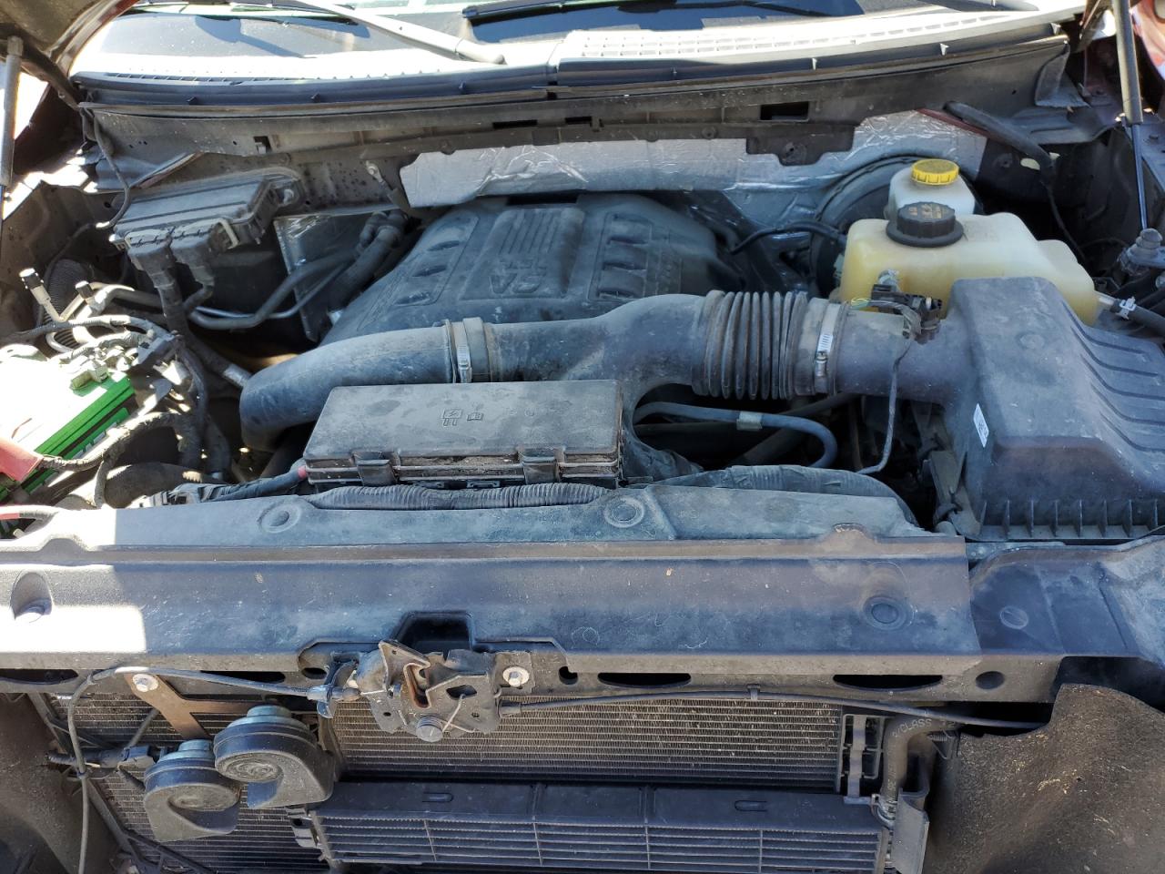 2014 Ford F-150 VIN 1FTFW1CT1EKF35578 Copart auction photo, top/roof damage thumbnail 11