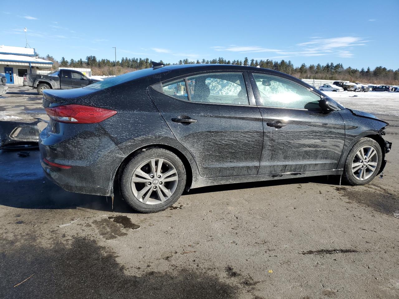 2018 Hyundai Elantra VIN 5NPD84LF6JH345071 Copart auction photo, front end damage thumbnail 3
