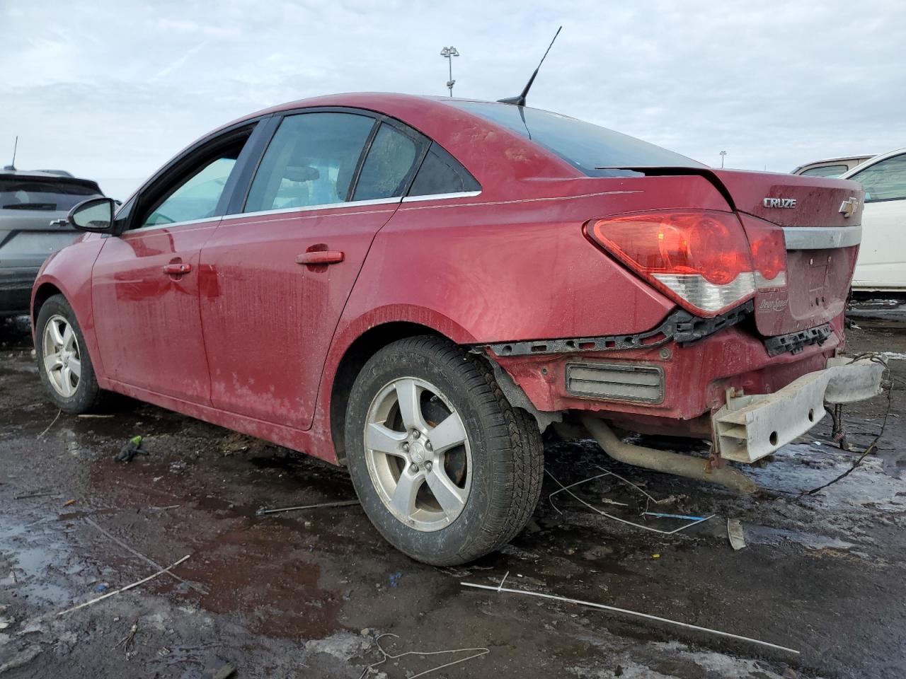 2012 Chevrolet Cruze VIN 1G1PF5SC7C7150032 Copart auction photo, rear end damage thumbnail 2