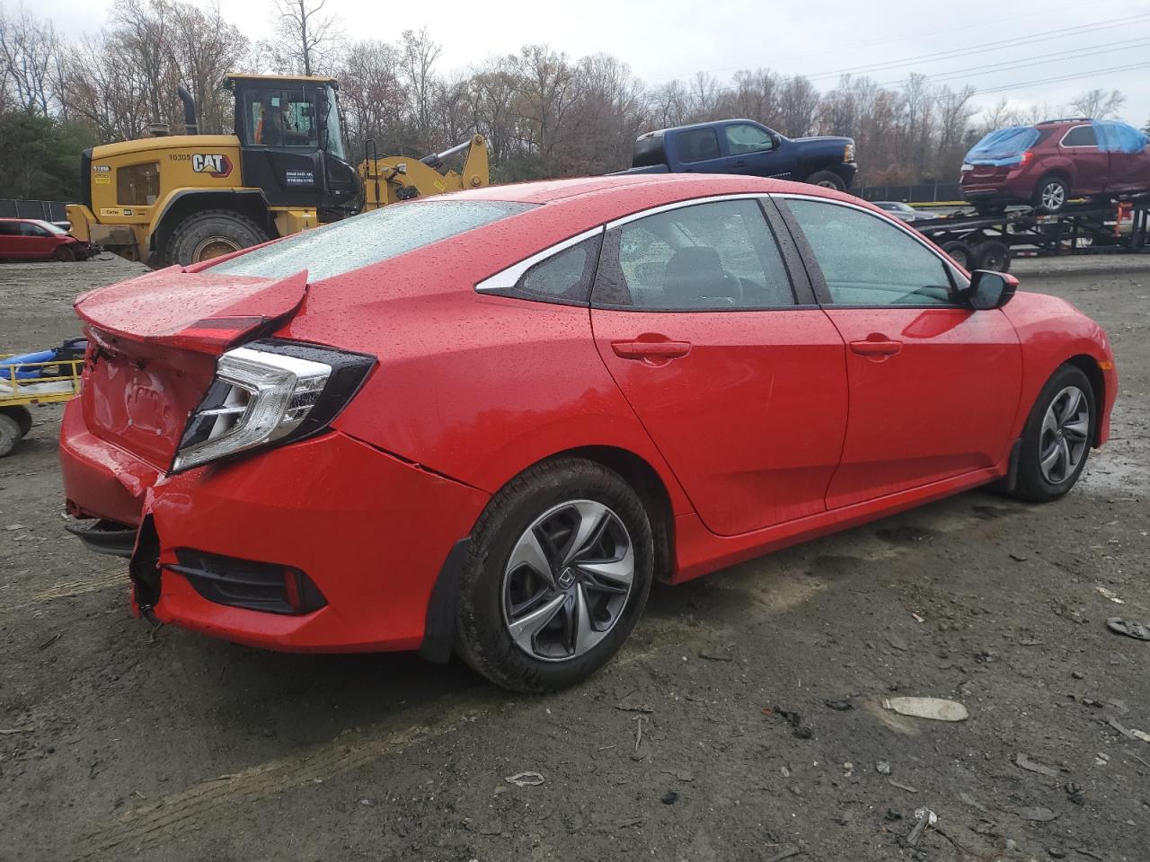2019 Honda Civic VIN 2HGFC2F61KH525898 Copart auction photo, rear end damage thumbnail 3