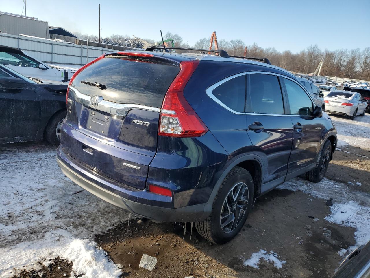 2016 Honda CR-V VIN 2HKRM4H47GH712139 Copart auction photo, front end damage thumbnail 3