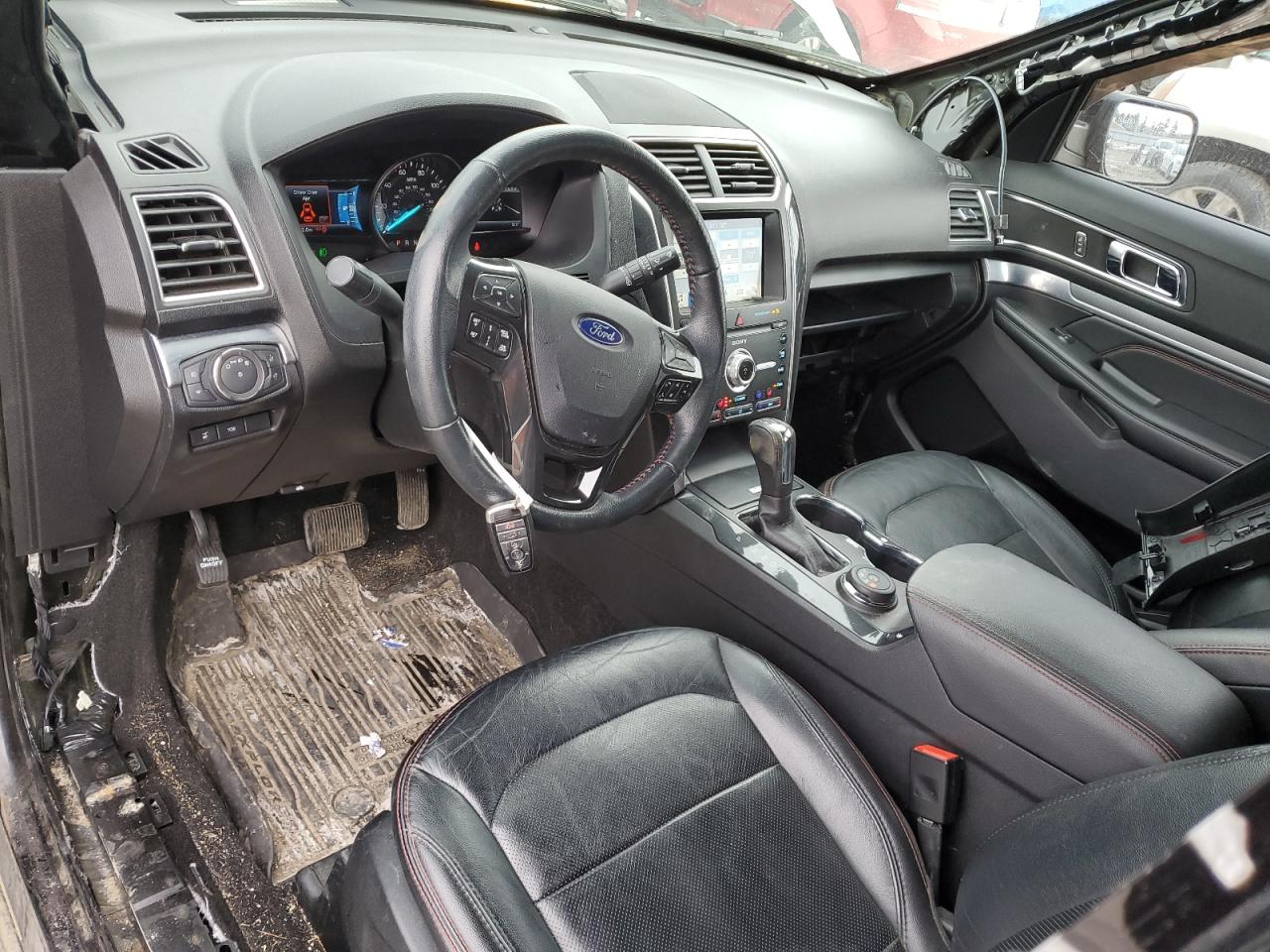2019 Ford Explorer VIN 1FM5K8GT4KGA33717 Copart auction photo, stripped damage thumbnail 8