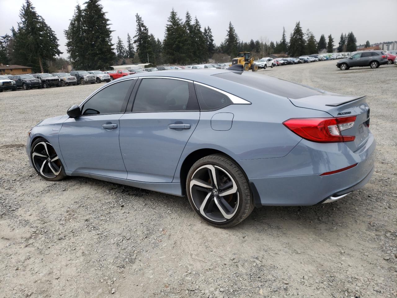 2022 Honda Accord VIN 1HGCV3F27NA037509 Copart auction photo, vandalism / side damage thumbnail 2
