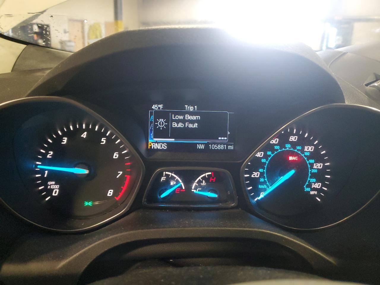 2016 Ford Escape VIN 1FMCU9GX7GUB29134 Copart auction photo, front end damage thumbnail 9