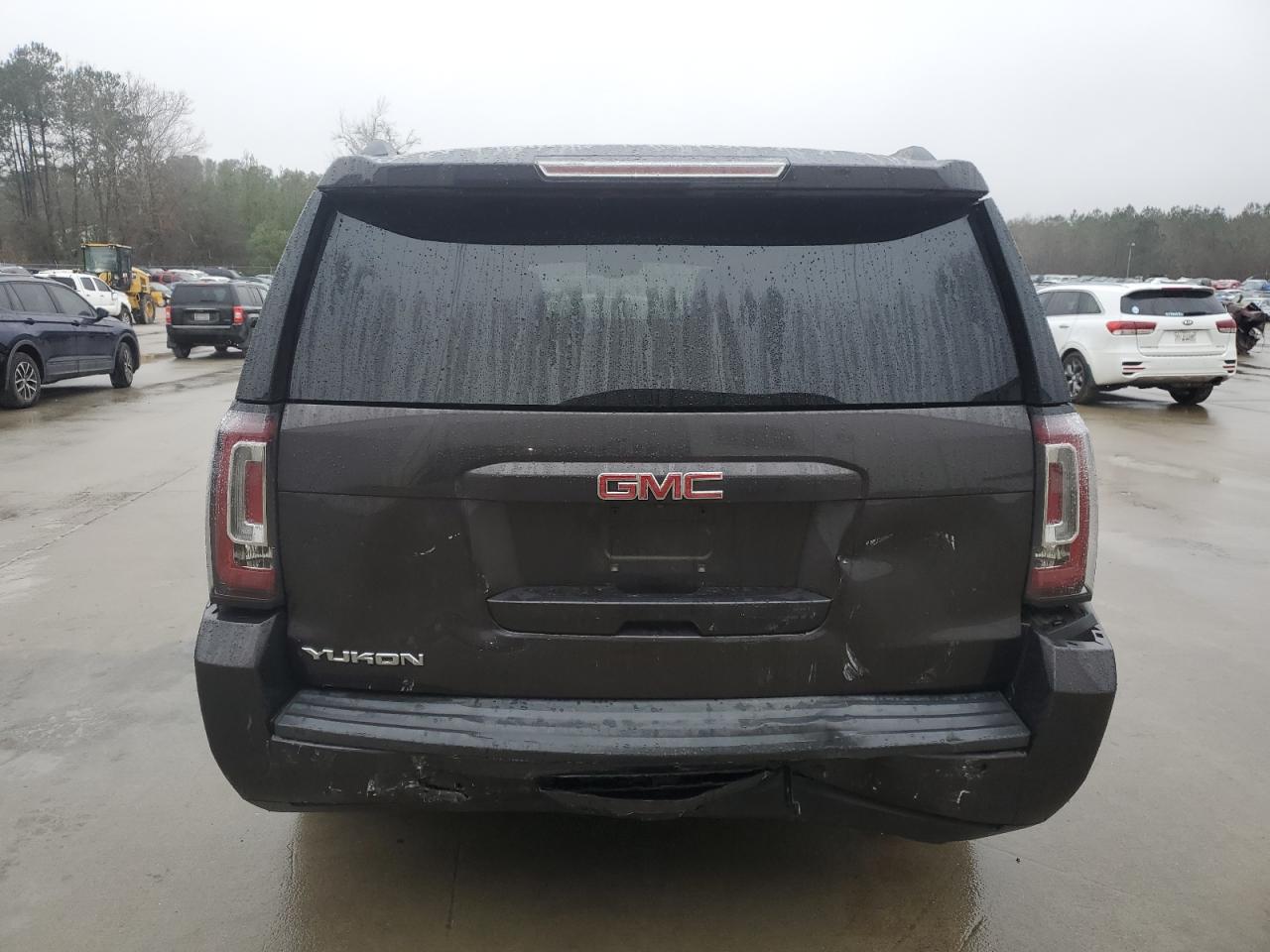 2015 GMC Yukon VIN 1GKS1BKC9FR278056 Copart auction photo, rear end damage thumbnail 6