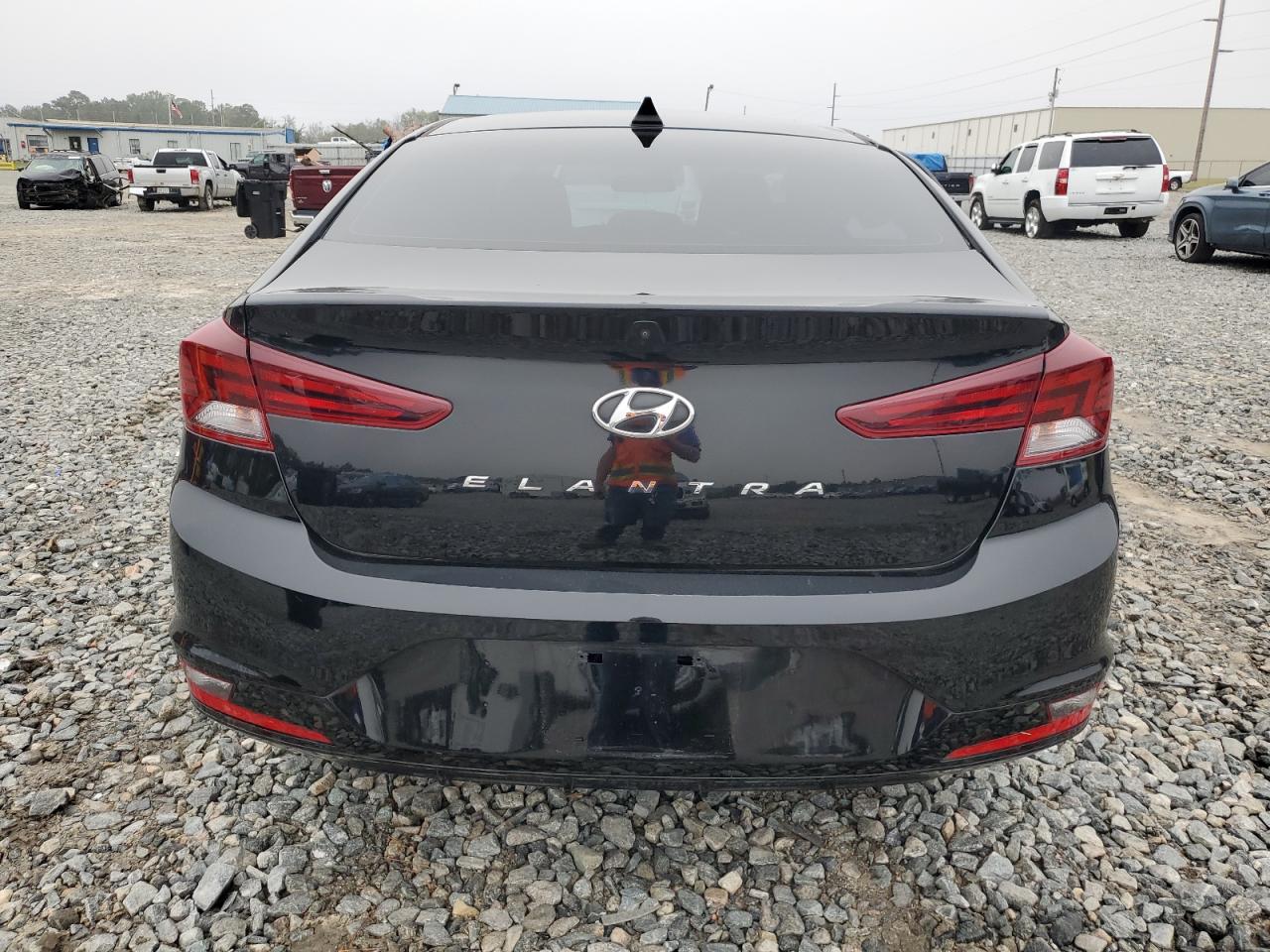 2019 Hyundai Elantra VIN KMHD84LF1KU858232 Copart auction photo, side damage thumbnail 6