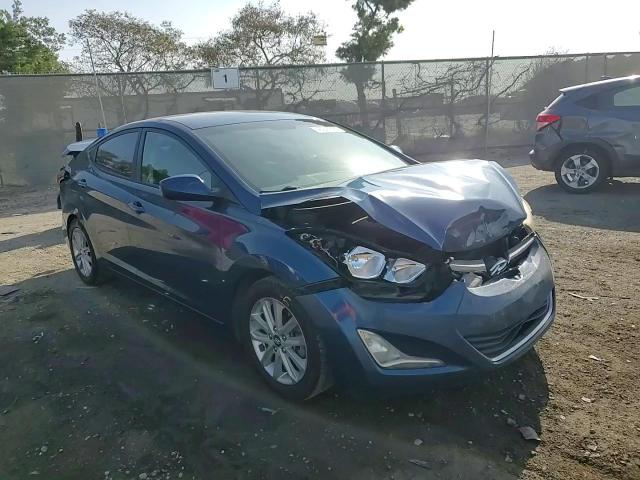 2014 Hyundai Elantra VIN KMHDH4AE7EU178379 Copart auction photo, all over damage thumbnail 11
