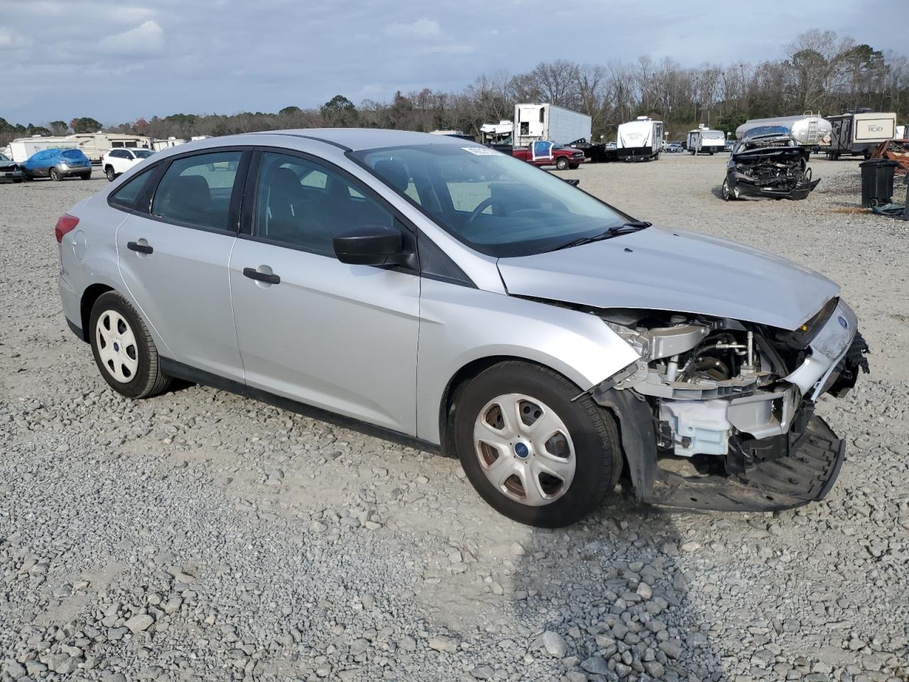 2017 Ford Focus VIN 1FADP3E24HL201649 Copart auction photo, front end / rear end damage thumbnail 4